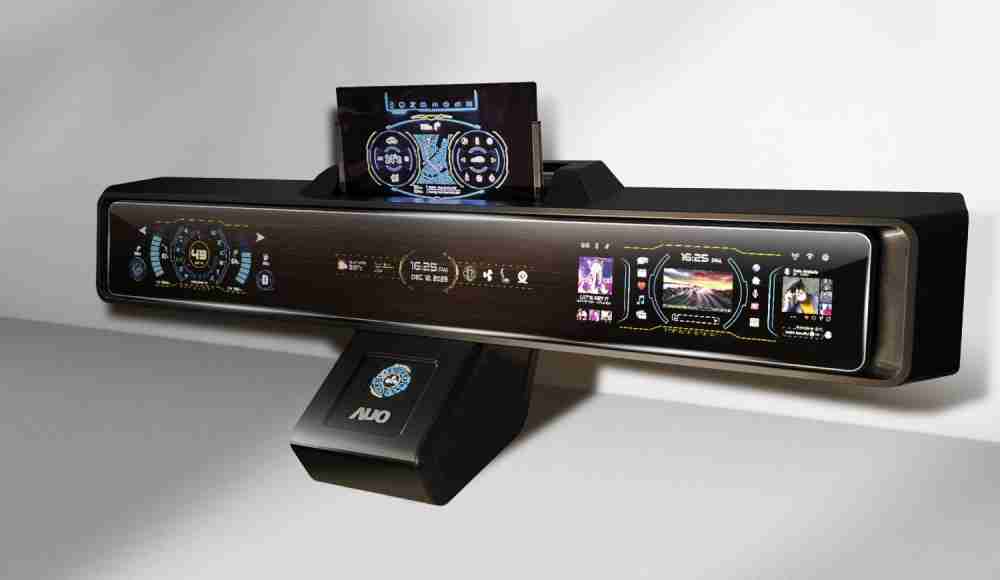 彩霸王Micro LED沉浸式车舱显示方案结合 可卷式、、、、可伸缩的Micro LED应用并可呈现不同的质感纹路，，，，展现人性化设计